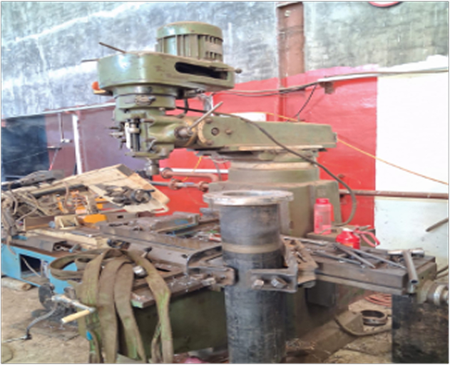 Detail pengerjaan milling